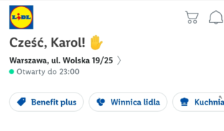 Aplikacja Lidl plus 